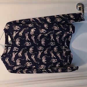 *2/$20 closet clearout* EUC s.S H&M light sweater in tiger pattern